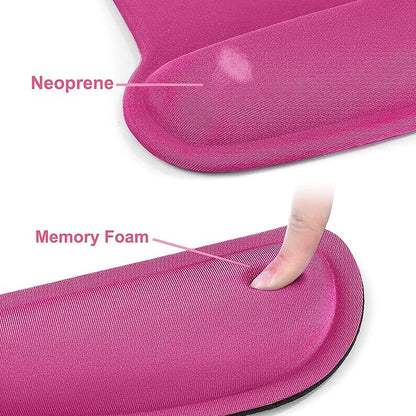 MOSISO Wrist Rest Support for Mouse Pad & Keyboard Set, Ergonomic Mousepad - Image 4