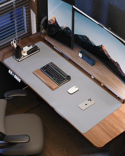 Leather Desk Pad Protector-48 x 24" Computer Desk Mat, Large Mouse Pad - Image 6