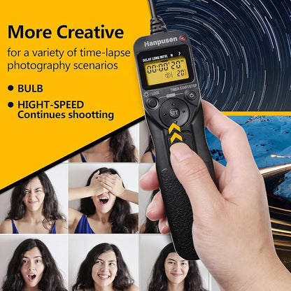 Camera Wired Timer Shutter Release, Camera Intervalometer Shutter Release Cords - Image 4