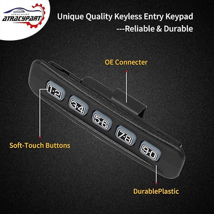 Driver Side Door Keyless Entry Number Keypad Button Actuator | Replacement - Image 4