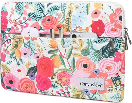 Canvaslove Floral Pattern Laptop Sleeve Case Cover - Image 2