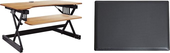 Rocelco 32" Height Adjustable Standing Desk Converter BUNDLE by Rocelco