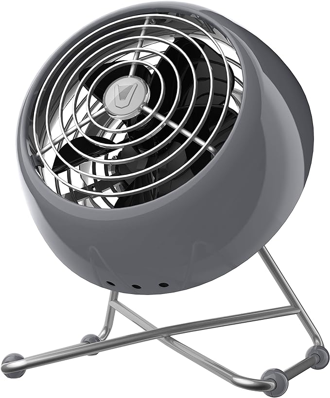 Vornado VFAN™ Mini Modern Vintage Fan, Retro Metal Air Circulator, Fan by Vornado