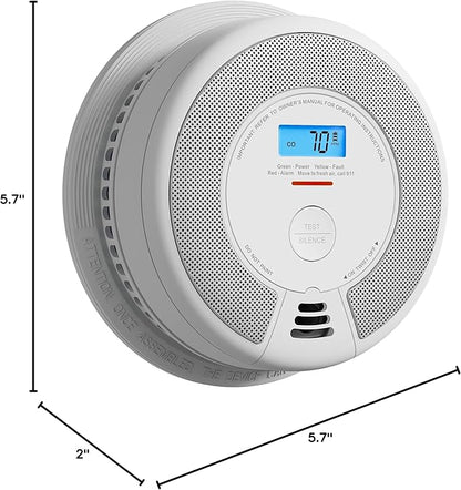 X-Sense Interconnected Smoke and Carbon Monoxide Detector 10-Year Battery - Image 8