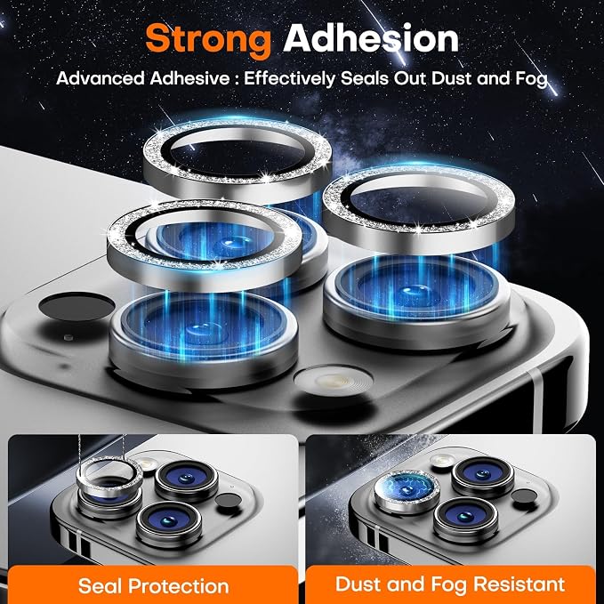 Camera Lens Protector for iPhone 16 Pro Max/16 Pro/15 Pro Max/15 Pro/14 Pro - Image 2