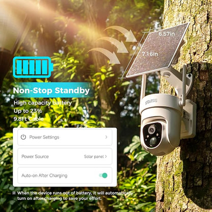Sovmiku 2CQ3 4G LTE Cellular Security Camera Wireless Outdoor, $14.9/Month - Image 5