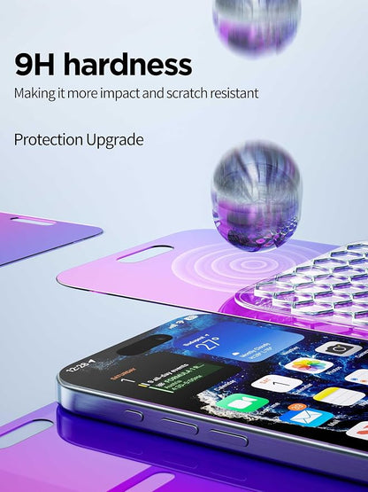 Compatible for iPhone 16 Plus Privacy Screen Protector Tempered Glass 6.7 Inch - Image 4