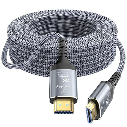 8K Fiber Optic HDMI Cable 30FT, 48Gbps Ultra High Speed Long HDMI 2.1 Cord by Anehmeta