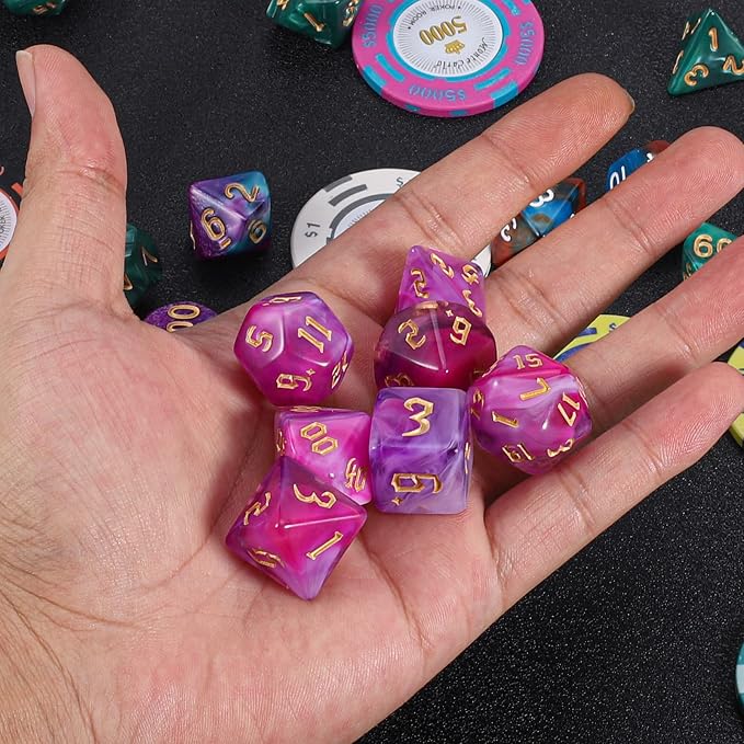 QMAY DND Dice Set -D&D Polyhedral Dice - Image 5