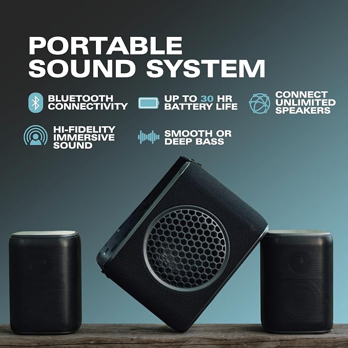 Rocksteady Stadium 2: Four Speakers and One Subwoofer Bundle - Image 2