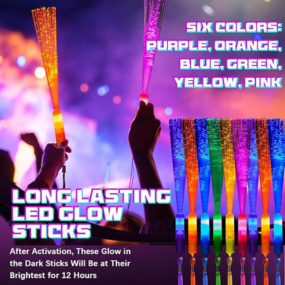 Skylety 36 Pcs Fiber Optic Wand, LED Fiber Optic Wand - Image 3
