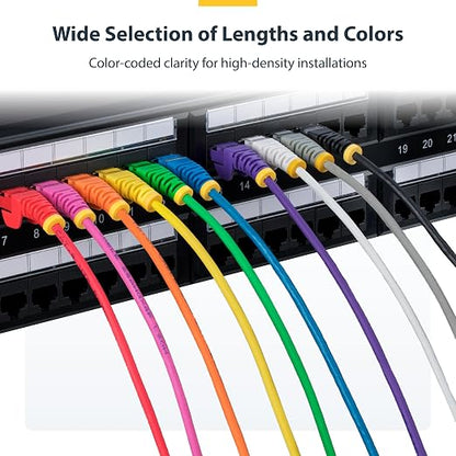 StarTech.com 25ft Pink Slim CAT6 Ethernet Cable, Snagless RJ45, 28AWG Pure Bare - Image 6