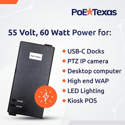 Poe Texas 60 watt PoE Injector - Image 5