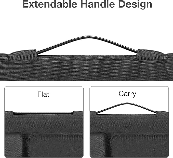 MOSISO 360 Protective Laptop Case 17.3 inch, 17-17.3 inch Laptop Sleeve - Image 5