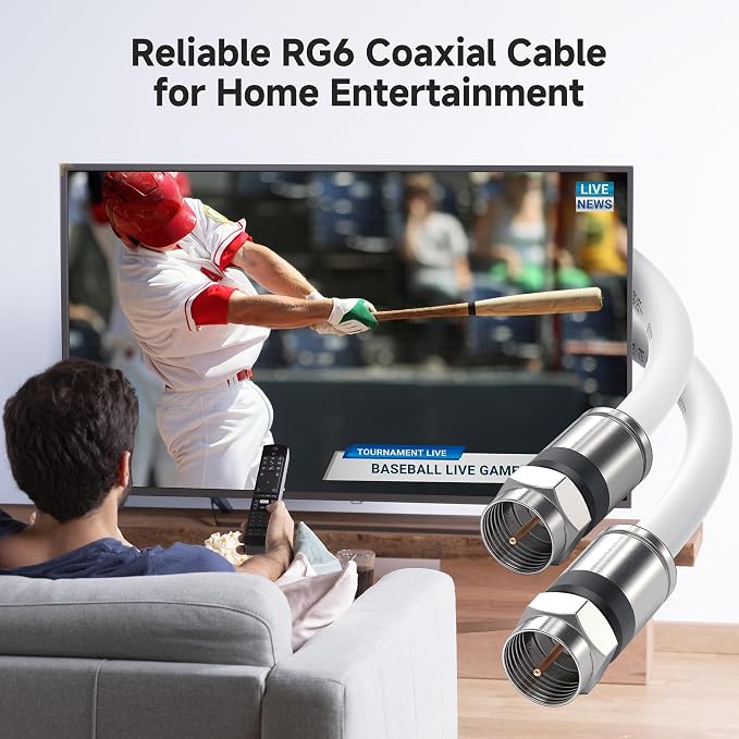 Cable Matters RG6 Coaxial Cable - 25ft - Image 2