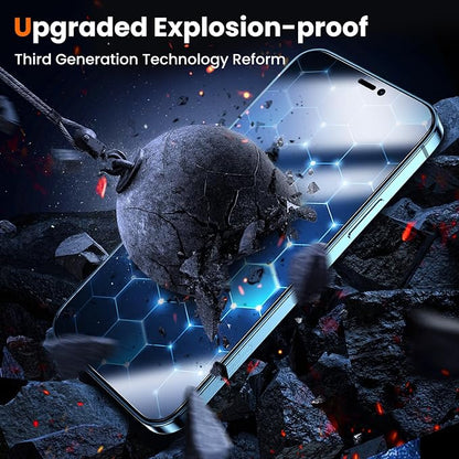 UniqueMe for iPhone 12 / iPhone 12 Pro Privacy Screen Protector - Image 5