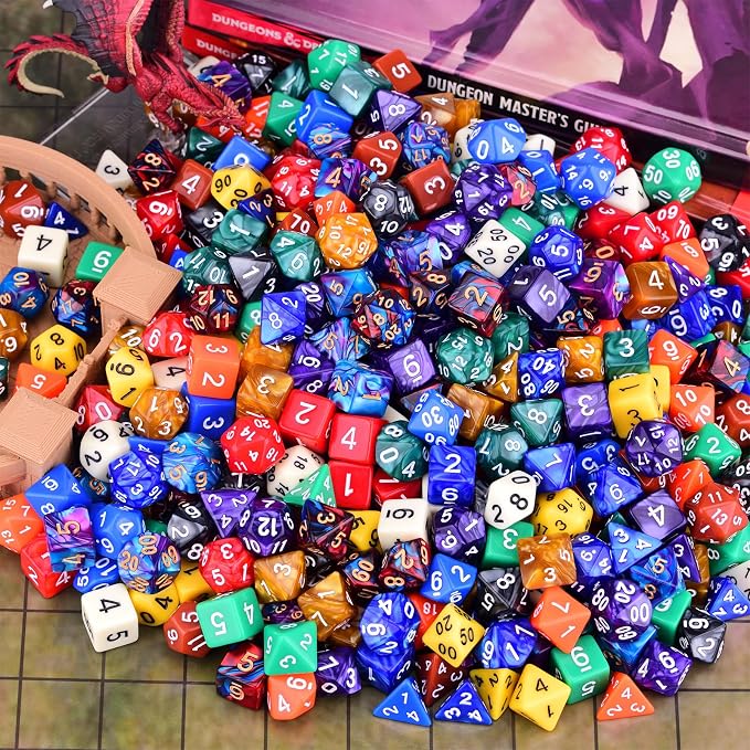 Extended RPG Dice Set 15 x 31 Polyhedral Dice - Image 6