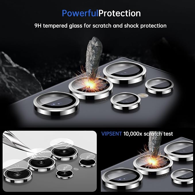 For Samsung Galaxy S24 Ultra Camera Lens Protector, Individual Lens Protector - Image 2