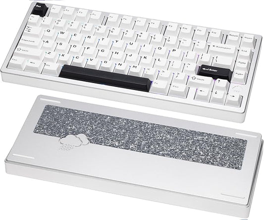 KEEBMONKEY WOBKEY Rainy 75 CNC Aluminum HMX/JWK/Cocoa Switches Triple-Mode by KEEBMONKEY