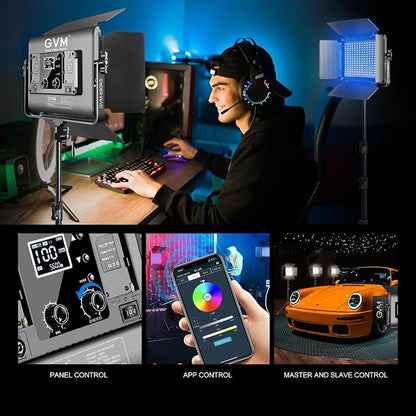 GVM Upgraded 680 RGB LED Video Light - Image 5