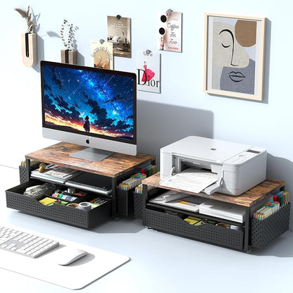 Desk Organizer and Accessories, Computer Monitor Stand Riser - Image 7