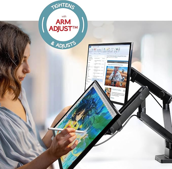 Dual Monitor Stand, Dual Monitor Arm, Dual Monitor Mount vesa Mount, soporte - Image 2