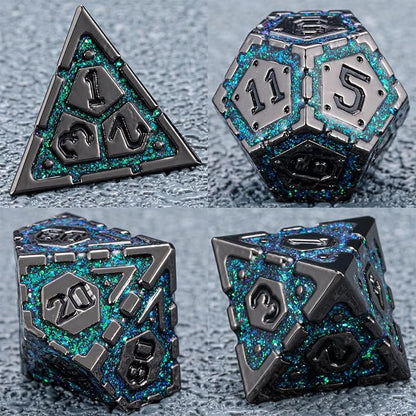 DND Metal Dice Set, Polyhedral Dice Set - Image 7