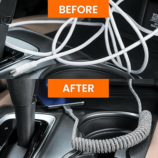 Ventev Helix 3ft Expandable USB C to USB C Cable | Fast Charging Cable - Image 4