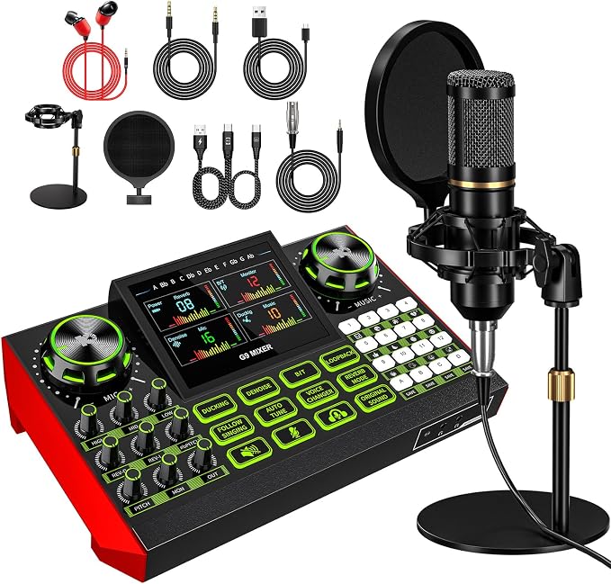Podcast Equipment Bundle – Condenser Microphone by tenlamp