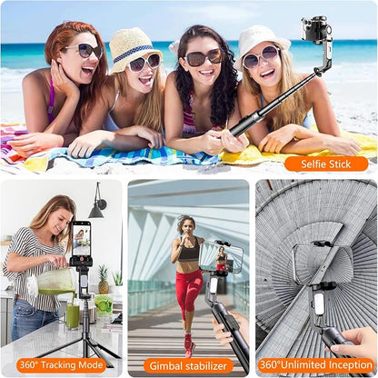 71" Tripod for iPhone with Light, Auto Face Tracking Selfie Stick Tripod - Image 5