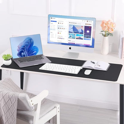 Large Desk Mat 47.2" x 17" Leather Desk Pad Protector - Image 6