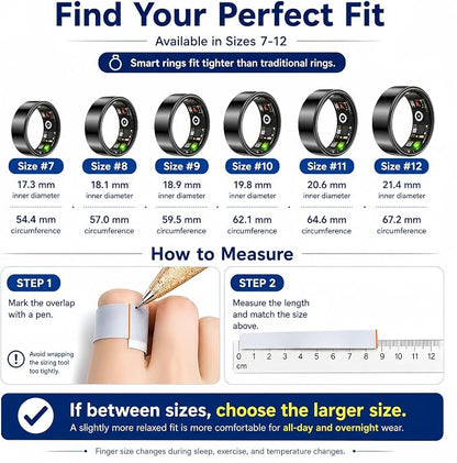 Smart Ring Health & Fitness Tracker - Image 2