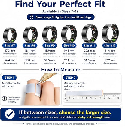 Smart Ring Health & Fitness Tracker - Image 2