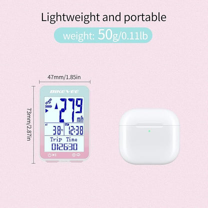 GPS Bike Computer Wireless Bicycle Speedometer Odometer 9 Languages Auto - Image 4