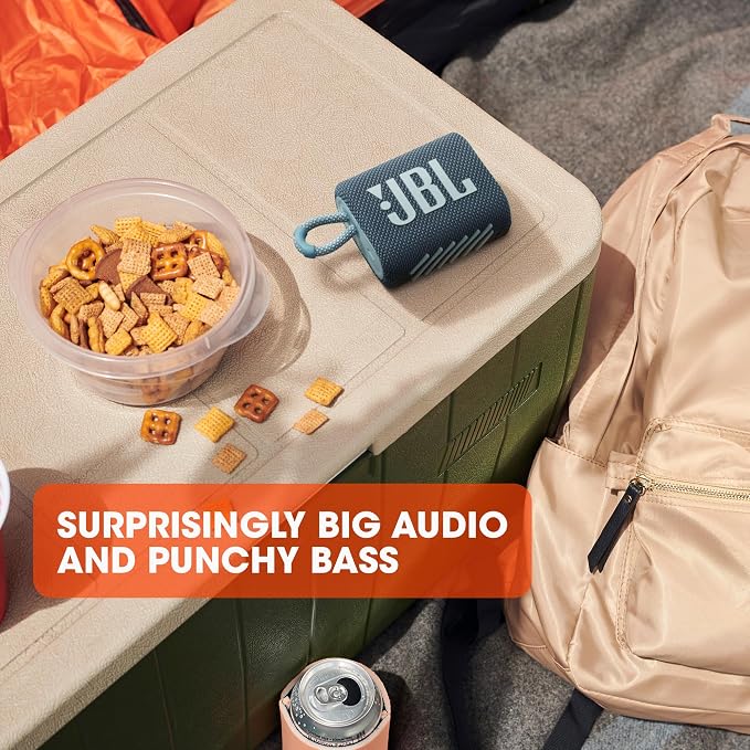 JBL Go 3 - Portable Mini Bluetooth Speaker, big audio and punchy bass, IP67 - Image 3