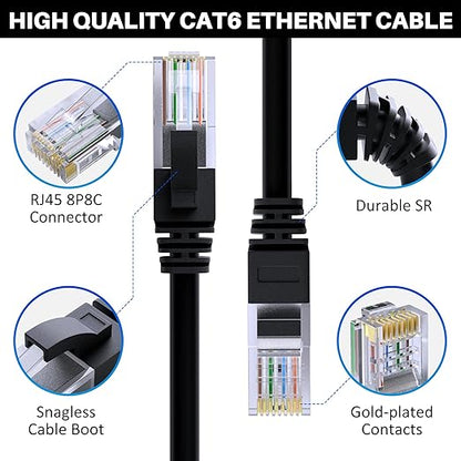 Cat 6 Ethernet Cable 200 FT, Long High Speed Cat6 Internet Cable, Standard RJ45 - Image 3