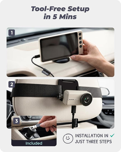 #1 Magnetic Double Car Camera for 2 Baby - Image 7