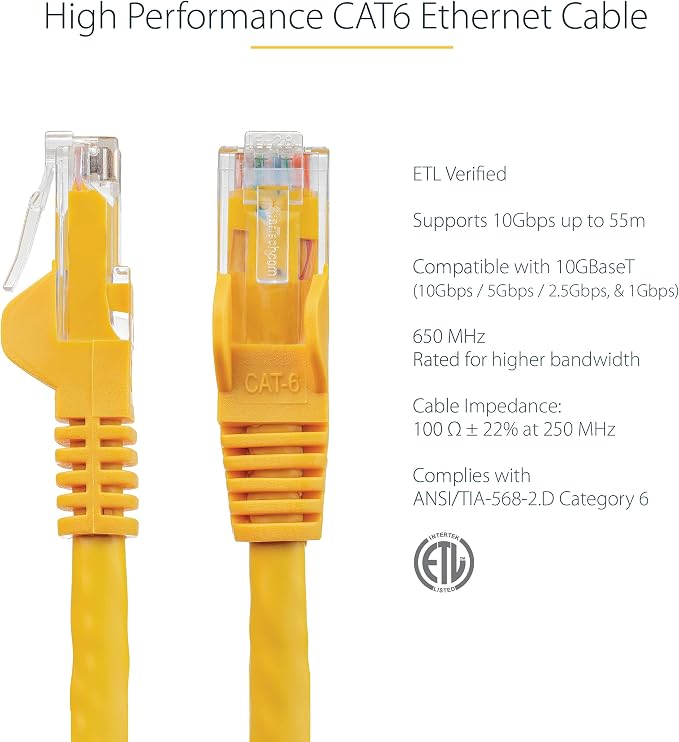 StarTech 14ft CAT6 Ethernet Cable - Image 2
