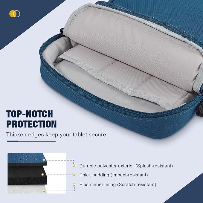 MoKo 9-11 Inch Tablet Sleeve Bag, Fits 11 inch iPad Air M3, iPad A16 2025 - Image 4