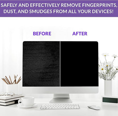 Swanky Screen Cleaner Kit: Microfiber Cloths & Spray - Image 4