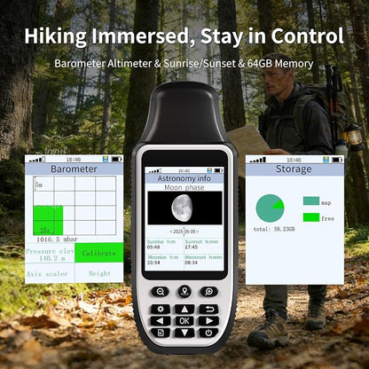 S190 Handheld GPS Navigator, Rugged Handheld GPS - Image 6