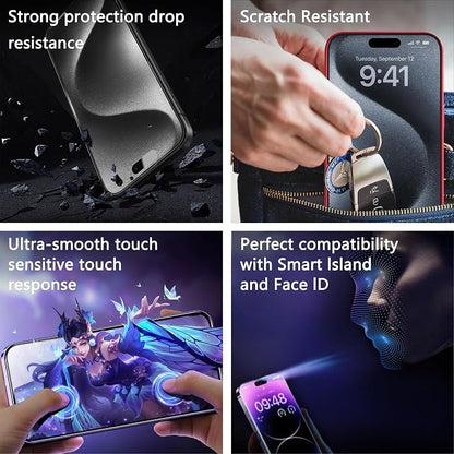 2 Pack Matte Screen Protector for iPhone 11 Pro Max/iPhon XS Max, 9H Tempered - Image 6