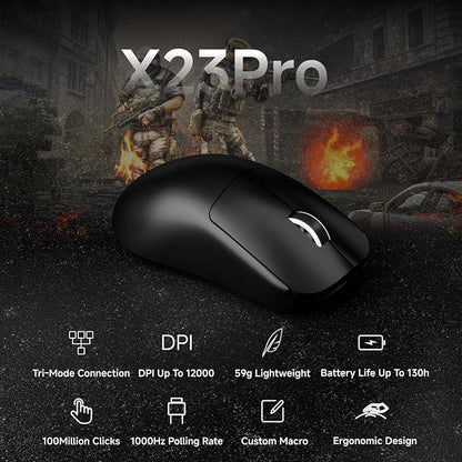 EWEADN X23Pro Wireless Gaming Mouse, 49g Lightweight Mouse, PAW3311 Sensor - Image 2