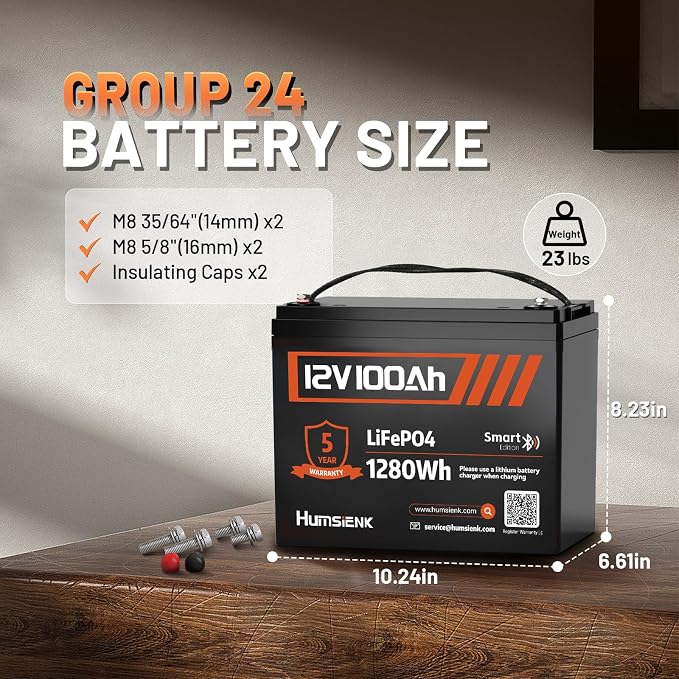 12V 100Ah LiFePO4 Lithium Battery - Image 4