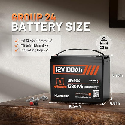 12V 100Ah LiFePO4 Lithium Battery - Image 4