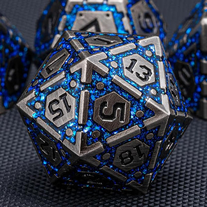 DND Metal Dice Set, Polyhedral Dice Set by Unknown