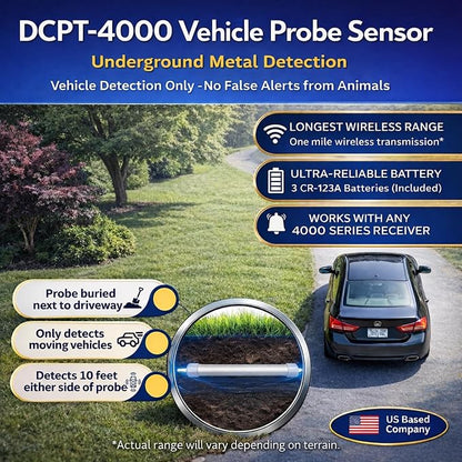 Dakota Alert Smart Probe 4000 Driveway Alarm – Vehicle Detection Sensor - Image 2