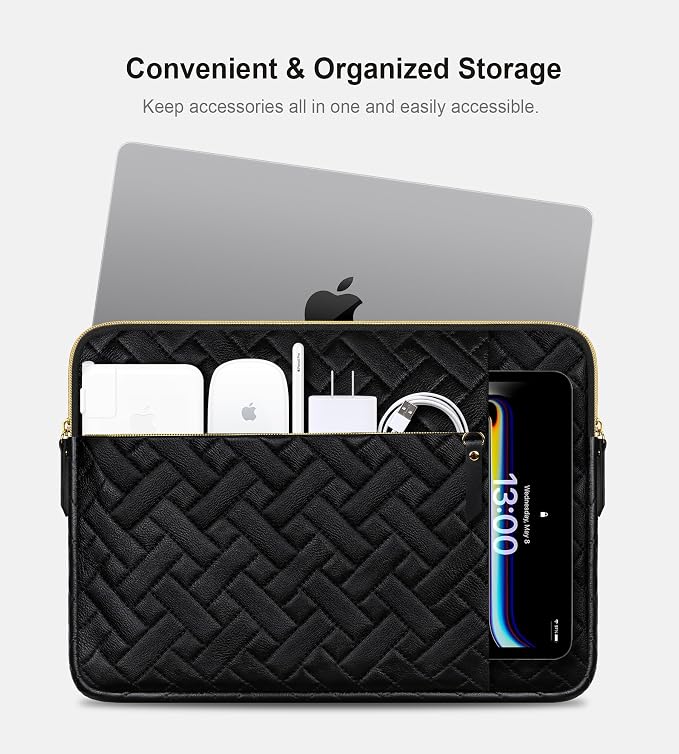 Lacdo 13 Inch Laptop Sleeve Case - Image 3