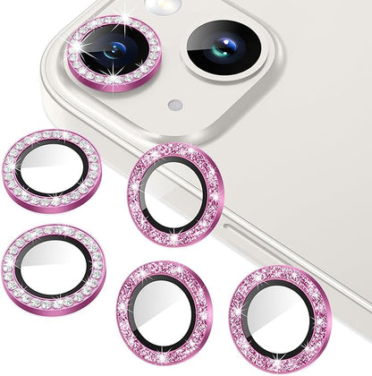 AGVEE 3+3 6 Pack for iPhone 14 6.1" / 14 Plus 6.7" Camera Lens Cover Protector by AGVEE