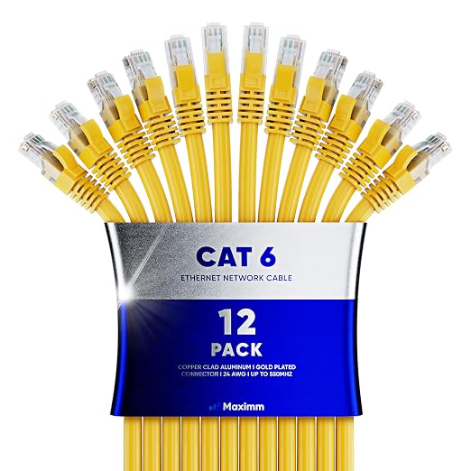 Maximm Cat 6 Ethernet Cable 50 ft by MaximmCable